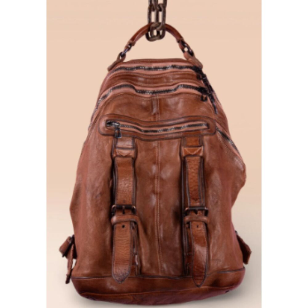 Benheart Leather Backpack LORENZO Leather Brown